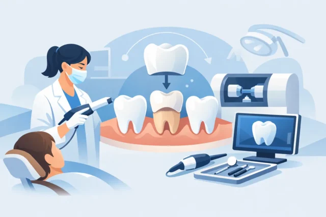 How Same Day Crowns Work at the Dentist